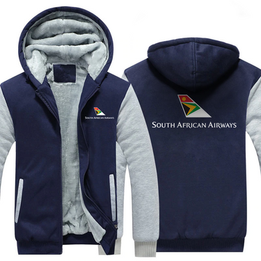SOUTH AFRICAN AIRLINES JACKETS FLEECE SWEATSHIRT